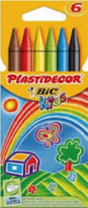 Pintura de Cera Plastidecor 6uds